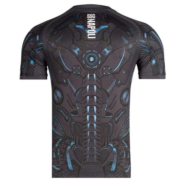 Günstige SSC Neapel Pre-Match Herrentrikot 2025/26 Kurzarm Schwarze