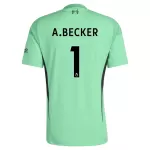 Günstige Liverpool A. Becker 1 Torwart Herrentrikot 2025/26 Kurzarm Grüne