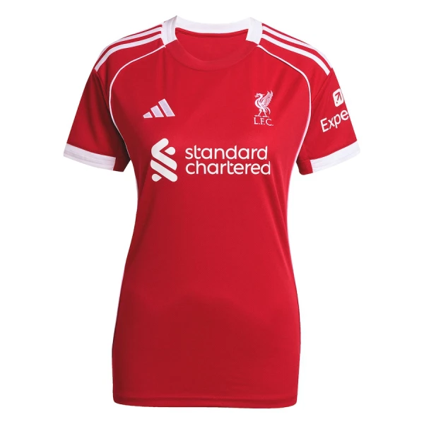 Günstige Liverpool Damentrikot Heim 2025/26 Kurzarm Günstige Liverpool Damentrikot Heim 2025/26 Kurzarm