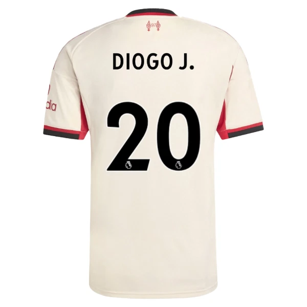 Günstige Liverpool Diogo J 20 Herrentrikot Auswärts 2025/26 Kurzarm Günstige Liverpool Diogo J 20 Herrentrikot Auswärts 2025/26 Kurzarm