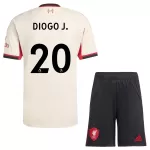 Günstige Liverpool Diogo J 20 Kindertrikot Auswärts 2025/26 Kurzarm