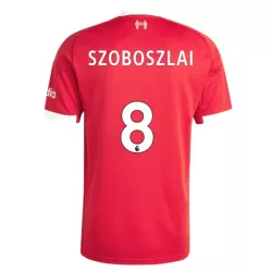 Günstige Liverpool Dominik Szoboszlai 8 Herrentrikot Heim 2025/26 Kurzarm Günstige Liverpool Dominik Szoboszlai 8 Herrentrikot Heim 2025/26 Kurzarm