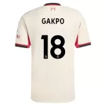 Günstige Liverpool Gakpo 18 Herrentrikot Auswärts 2025/26 Kurzarm