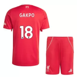 Günstige Liverpool Gakpo 18 Kindertrikot Heim 2025/26 Kurzarm Günstige Liverpool Gakpo 18 Kindertrikot Heim 2025/26 Kurzarm