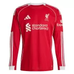 Günstige Liverpool Herrentrikot Heim 2025/26 Langarm