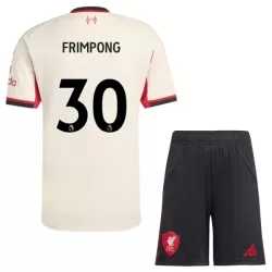 Günstige Liverpool Jeremie Frimpong 30 Kindertrikot Auswärts 2025/26 Kurzarm Günstige Liverpool Jeremie Frimpong 30 Kindertrikot Auswärts 2025/26 Kurzarm