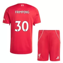 Günstige Liverpool Jeremie Frimpong 30 Kindertrikot Heim 2025/26 Kurzarm Günstige Liverpool Jeremie Frimpong 30 Kindertrikot Heim 2025/26 Kurzarm