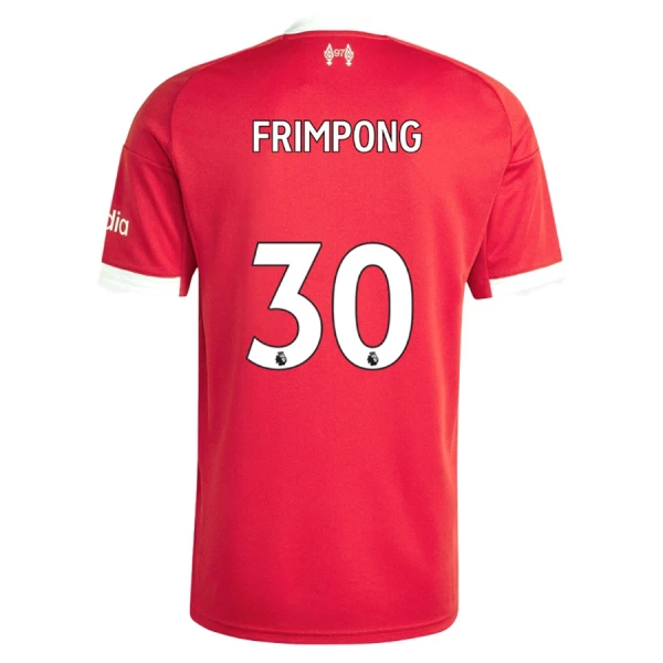 Günstige Liverpool Jeremie Frimpong 30 Kindertrikot Heim 2025/26 Kurzarm