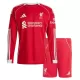 Günstige Liverpool Kindertrikot Heim 2025/26 Langarm Günstige Liverpool Kindertrikot Heim 2025/26 Langarm
