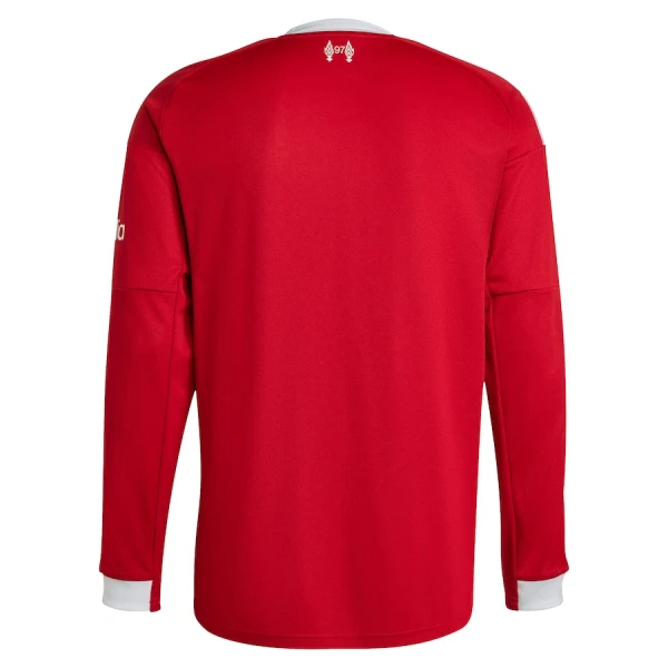 Günstige Liverpool Kindertrikot Heim 2025/26 Langarm