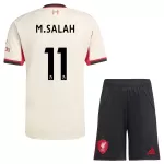 Günstige Liverpool M.Salah 11 Kindertrikot Auswärts 2025/26 Kurzarm