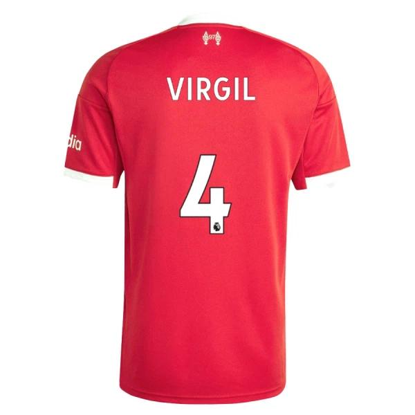 Günstige Liverpool Virgil 4 Herrentrikot Heim 2025/26 Kurzarm Günstige Liverpool Virgil 4 Herrentrikot Heim 2025/26 Kurzarm