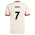 Günstige Liverpool Wirtz 7 Herrentrikot Auswärts 2025/26 Kurzarm
