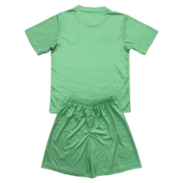 Günstige Everton Torwart Kindertrikot 2025/26 Kurzarm Grüne