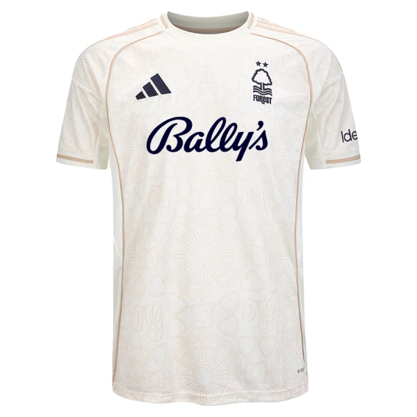 Günstige Nottingham Forest Herrentrikot Auswärts 2025/26 Kurzarm Günstige Nottingham Forest Herrentrikot Auswärts 2025/26 Kurzarm