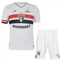 Günstige São Paulo Kindertrikot Heim 2025/26 Kurzarm