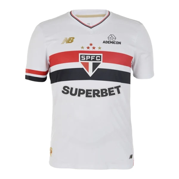 Günstige São Paulo Kindertrikot Heim 2025/26 Kurzarm