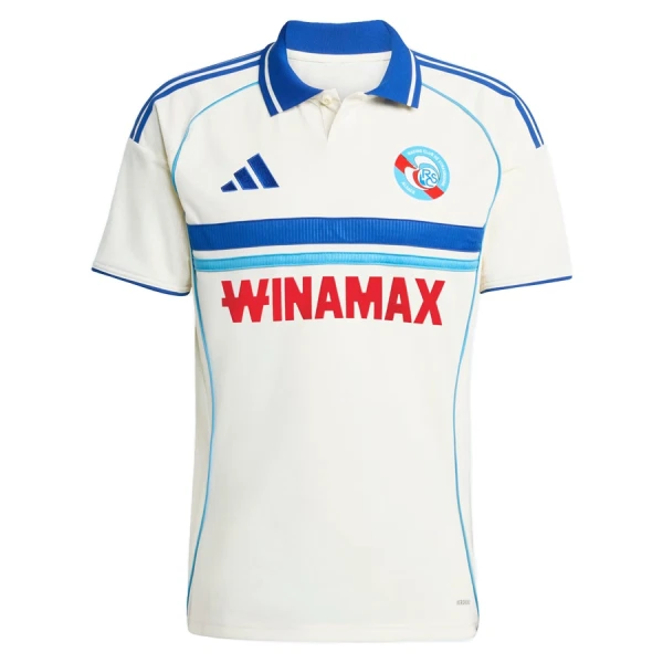 Günstige Strasbourg Herrentrikot Auswärts 2025/26 Kurzarm Günstige Strasbourg Herrentrikot Auswärts 2025/26 Kurzarm