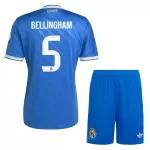 Günstige Real Madrid Bellingham 5 Kindertrikot Ausweich 2025/26 Kurzarm