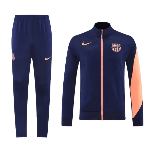 Barcelona Trainingsjackenanzüge 2025/26 Navy