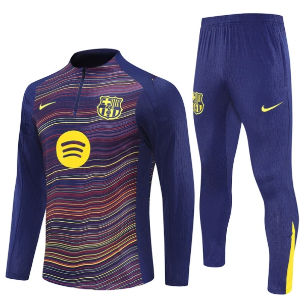 FC Barcelona Trainingspullover 2025/26 Viertelreißverschluss Navy FC Barcelona Trainingspullover 2025/26 Viertelreißverschluss Navy