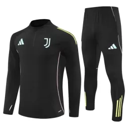 Juventus Turin Trainingspullover 2025/26 Viertelreißverschluss Schwarze Juventus Turin Trainingspullover 2025/26 Viertelreißverschluss Schwarze