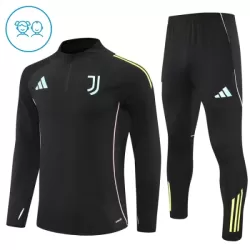 Juventus Turin Trainingspullover Kinder 2025/26 Viertelreißverschluss Schwarze Juventus Turin Trainingspullover Kinder 2025/26 Viertelreißverschluss Schwarze