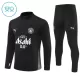 Manchester City Trainingspullover Kinder 2025/26 Viertelreißverschluss Schwarze
