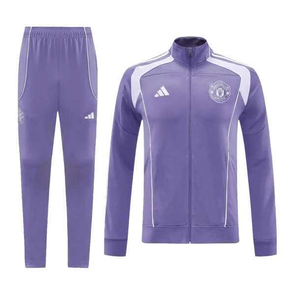 Manchester United Trainingsjackenanzüge 2025/26 Lila Manchester United Trainingsjackenanzüge 2025/26 Lila
