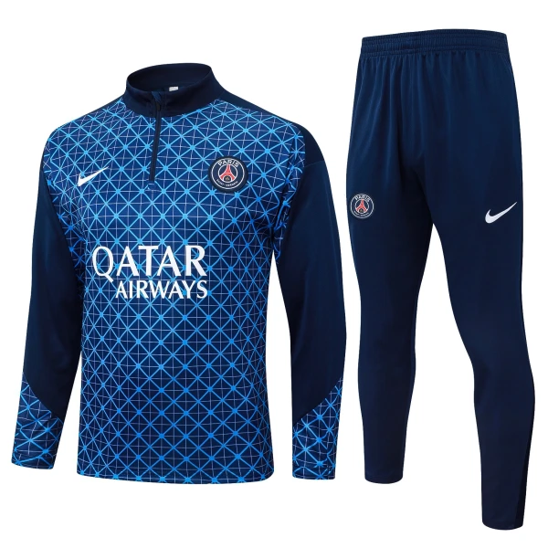 Paris Saint-Germain Trainingspullover 2025/26 Viertelreißverschluss Blaue Paris Saint-Germain Trainingspullover 2025/26 Viertelreißverschluss Blaue