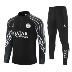 Paris Saint-Germain Trainingspullover 2025/26 Viertelreißverschluss Schwarze Paris Saint-Germain Trainingspullover 2025/26 Viertelreißverschluss Schwarze