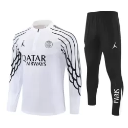 Paris Saint-Germain Trainingspullover 2025/26 Viertelreißverschluss Weiße Paris Saint-Germain Trainingspullover 2025/26 Viertelreißverschluss Weiße