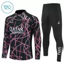 Paris Saint-Germain Trainingspullover Kinder 2025/26 Viertelreißverschluss Schwarze Paris Saint-Germain Trainingspullover Kinder 2025/26 Viertelreißverschluss Schwarze
