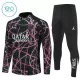 Paris Saint-Germain Trainingspullover Kinder 2025/26 Viertelreißverschluss Schwarze Paris Saint-Germain Trainingspullover Kinder 2025/26 Viertelreißverschluss Schwarze