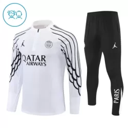 Paris Saint-Germain Trainingspullover Kinder 2025/26 Viertelreißverschluss Weiße Paris Saint-Germain Trainingspullover Kinder 2025/26 Viertelreißverschluss Weiße