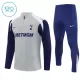 Tottenham Hotspur Trainingspullover Kinder 2025/26 Viertelreißverschluss Graue Tottenham Hotspur Trainingspullover Kinder 2025/26 Viertelreißverschluss Graue