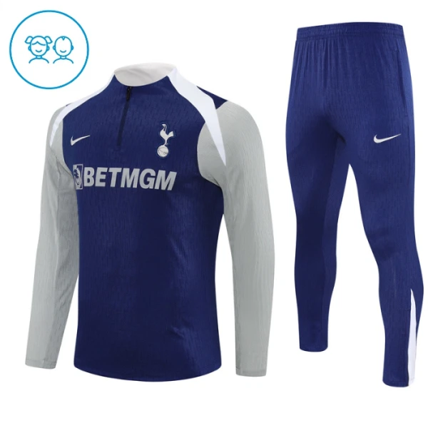 Tottenham Hotspur Trainingspullover Kinder 2025/26 Viertelreißverschluss Navy Tottenham Hotspur Trainingspullover Kinder 2025/26 Viertelreißverschluss Navy