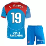 Günstige Atlético Madrid J. Alvarez 19 Kindertrikot Ausweich 2025/26 Kurzarm