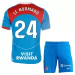 Günstige Atlético Madrid Le Normand 24 Kindertrikot Ausweich 2025/26 Kurzarm
