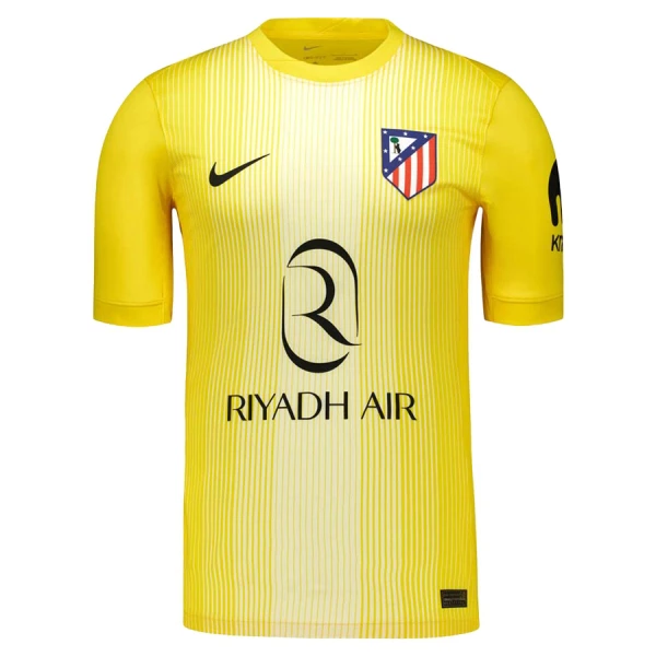 Günstige Atlético Madrid Oblak 13 Torwart Kindertrikot 2025/26 Kurzarm Gelbe