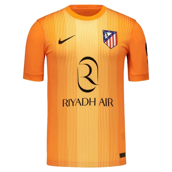 Günstige Atlético Madrid Oblak 13 Torwart Kindertrikot 2025/26 Kurzarm Orange