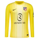 Günstige Atlético Madrid Torwart Herrentrikot 2025/26 Langarm Gelbe