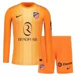 Günstige Atlético Madrid Torwart Kindertrikot 2025/26 Langarm Orange