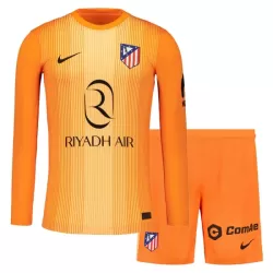 Günstige Atlético Madrid Torwart Kindertrikot 2025/26 Langarm Orange Günstige Atlético Madrid Torwart Kindertrikot 2025/26 Langarm Orange