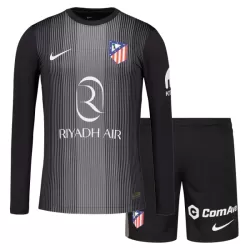 Günstige Atlético Madrid Torwart Kindertrikot 2025/26 Langarm Schwarze Günstige Atlético Madrid Torwart Kindertrikot 2025/26 Langarm Schwarze