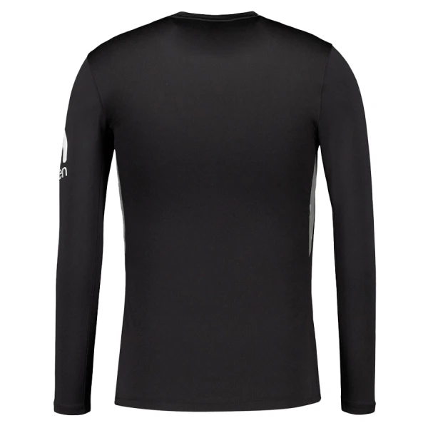 Günstige Atlético Madrid Torwart Kindertrikot 2025/26 Langarm Schwarze