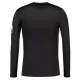 Günstige Atlético Madrid Torwart Kindertrikot 2025/26 Langarm Schwarze