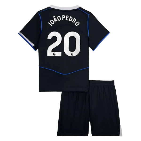 Günstige Chelsea Joao Pedro 20 Kindertrikot Ausweich 2025/26 Kurzarm Günstige Chelsea Joao Pedro 20 Kindertrikot Ausweich 2025/26 Kurzarm