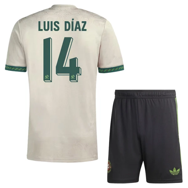 Günstige FC Bayern München Oktoberfest Luis Diaz 14 Kindertrikot 2025/26 Kurzarm