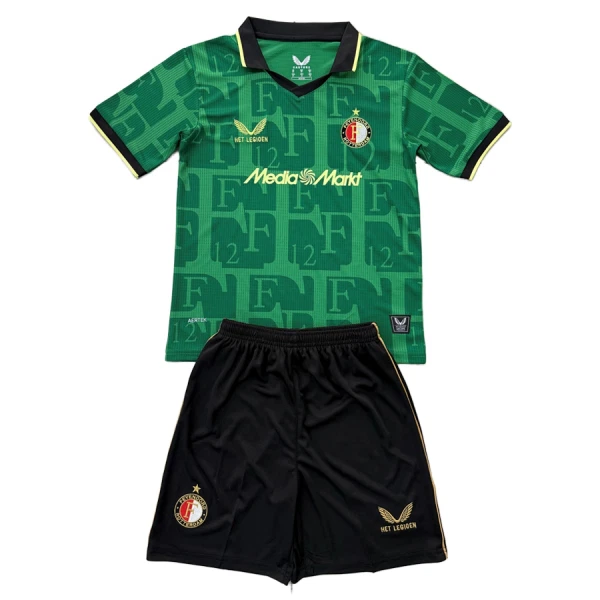 Günstige Feyenoord Kindertrikot Vierte 2025/26 Kurzarm